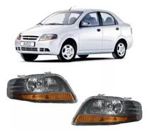 Par Farolas Chevrolet Aveo Sedan 2006 A 2016