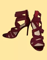 Zapato Rojo De Tacón Alto Con Tiras - Jessica Simpson