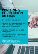 Tesis De Pregrado - Posgrado - Doctorado / Corrección