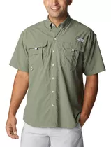 Camisa Columbia Modelo Bahama Ii Manga Corta Verde Talla Xs