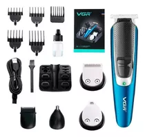 Maquina Vgr Profesional Barba Patillera Trimmer Kit 5 En 1