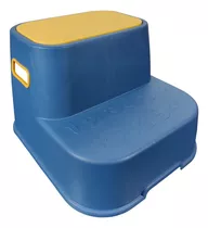 Degrau Escada Infantil Banheiro Escadinha Vaso Sanitario Pia Cor Azul Rosa