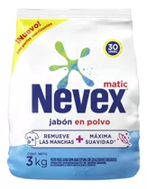 Jabón En Polvo Nevex Matic Multiacción 3kg