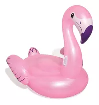 Bóia Adulto Divertida Bestway Flamingo Luxo Rosa 1,73 X 1,7