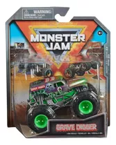 Monster Jam Juguete Auto Grave Digger Escala 1:64