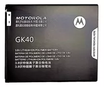 Bateria Pila Motorola Gk40 Moto C / E4 E5 / G4 Play G5 Play