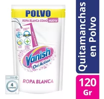 Polvo Quitamanchas & Blanqueador Ropa Repuesto Vanish 120g