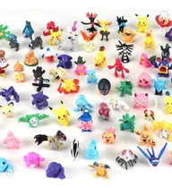 Kit 24 Bonecos Miniatura Pokémon Sortidos Brinquedos 2/3cm 