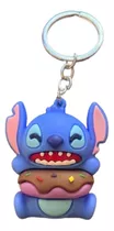 Chaveiro De Silicone Premium 3d Stitch Personagens Disney