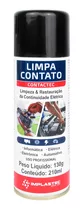 Spray Limpa Contato Eletrônico 130g210ml Contactec Implastec
