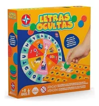 Jogo De Tabuleiro Infantil Educativo Letras Ocultas Estrela