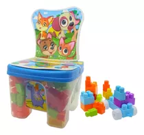 Blocos De Montar Infantil Com Cadeirinha Educadeira Oferta 