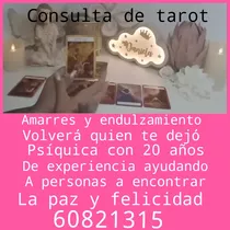 Amarres Endulzamiento Y Consulta De Tarot  60821315  