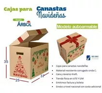 Cajas Navideñas Para Canasta 