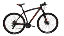 Mountain Bike Venzo Shadow Series Loki Evo R29 16  21v Frenos De Disco Mecánico Cambios Shimano Color Negro/rojo  