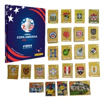 Álbum Duro + 50 Láminas Copa América Usa 2024 Panini