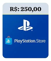 Gift Card Playstation Cartao Psn Br R$ 250