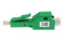 Atenuador De Fibra Óptica 3db Lc/apc (verde) 1260nm/1610nm