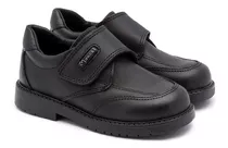 Zapato Marcel 217 Negro Unisex Abrojo 34-40 Colegial Escolar