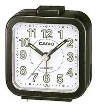 Reloj Despertador Casio Tq-141 Snooze Agente Oficial Caba, 2 Años, !! Color Negro