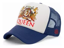 Gorra Trucker Personalizada Banda Queen Freddy Mercury Rock