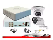 Kit Vigilancia Hikvision Turbo Hd 4 Camaras 720p 1mp + Acces