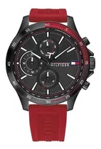 Reloj Tommy Hilfiger Caballero Color Rojo 1791722 - S007