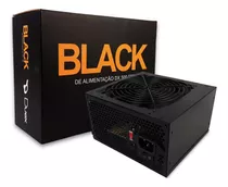 Fonte Atx 500w Real Bivolt Duex Black, Dx 500 Fse C/cabo