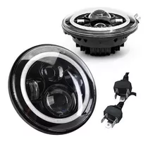 Juego 2 Faros Led Optica 7 PuLG. Jeep Wrangler Ika Willy 