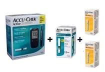 Glucómetro Accu-check Active + 50 Tiras + 50 Lancetas