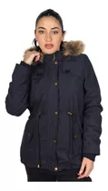 Campera Mujer Safari Parka Gabardina. Capucha Desmontable!