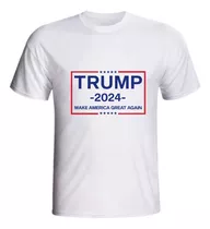 Camiseta Donald Trump 2024 Make America Great Again Eua