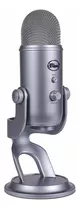 Micrófono Blue Yeti Condensador Omnidireccional Color Space Gray