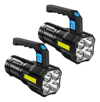 Pack 2 Linternas Led Táctica Recargable, Impermeable