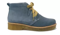 Botas Botitas Chavitos Cordones Mujer Moda Gamuza Art 800