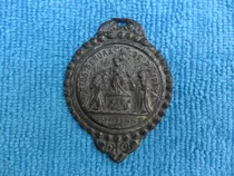 Medalla Antigua Religiosa. Gran Tamaño.