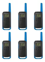 6x Walkie Talkie Handy Motorola T270tp Trio Ivox/vox 40km