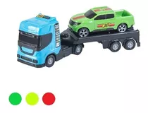 Carrinho Mini Reboque Com 1 Carro Infantil Sortidos Bs Toys