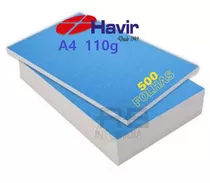 Papel Havir Transfer Sublimático 500fls A4 Fundo Azul 110g