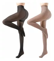 Medias Termicas Mujer Leggins Afelpados Transparentes 2pcs