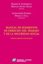 Manual De Elementos De Derecho Del Trabajo  Ackerman 