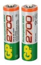 Pilas Baterías Aa Gp Recargables Doble A De 2700 Mah