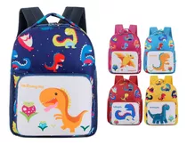 Mochila Escolar Para Niño Niña Jardin Infantil Dinosaurio