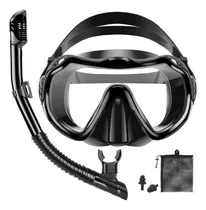 Kit Careta  Buceo Gafas Natacion Y Snorkel Profesional