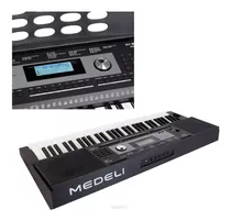 Teclado Organo Medeli M331 61 Teclas Sensitivo Midi Usb Color Negro