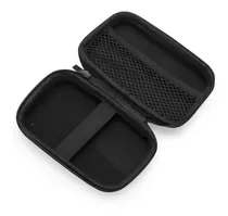 Case Estojo Bag Para Kit Fone Ouvido Hd Externo Acessórios Cor Preto Liso