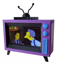 Tv De Los Simpsons Holder Soporte Porta Celular 3d Original 