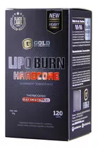 Lipo Burn Hardcore 120 Tab Gold Nutrition Quemador De Grasa