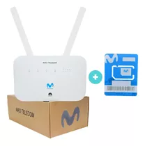 Router / Modem 4g B612 + Chip Movistar Con Internet Ilimitad