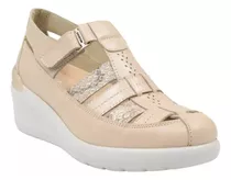 Zapatos Mujer Cavatini Franciscana Cuero Taco Chino Livianas